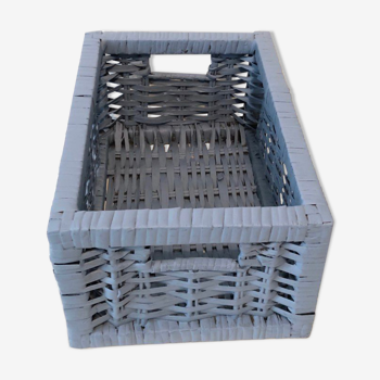Panier rectangle gris