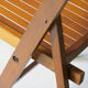 Series of 4 teak chairs