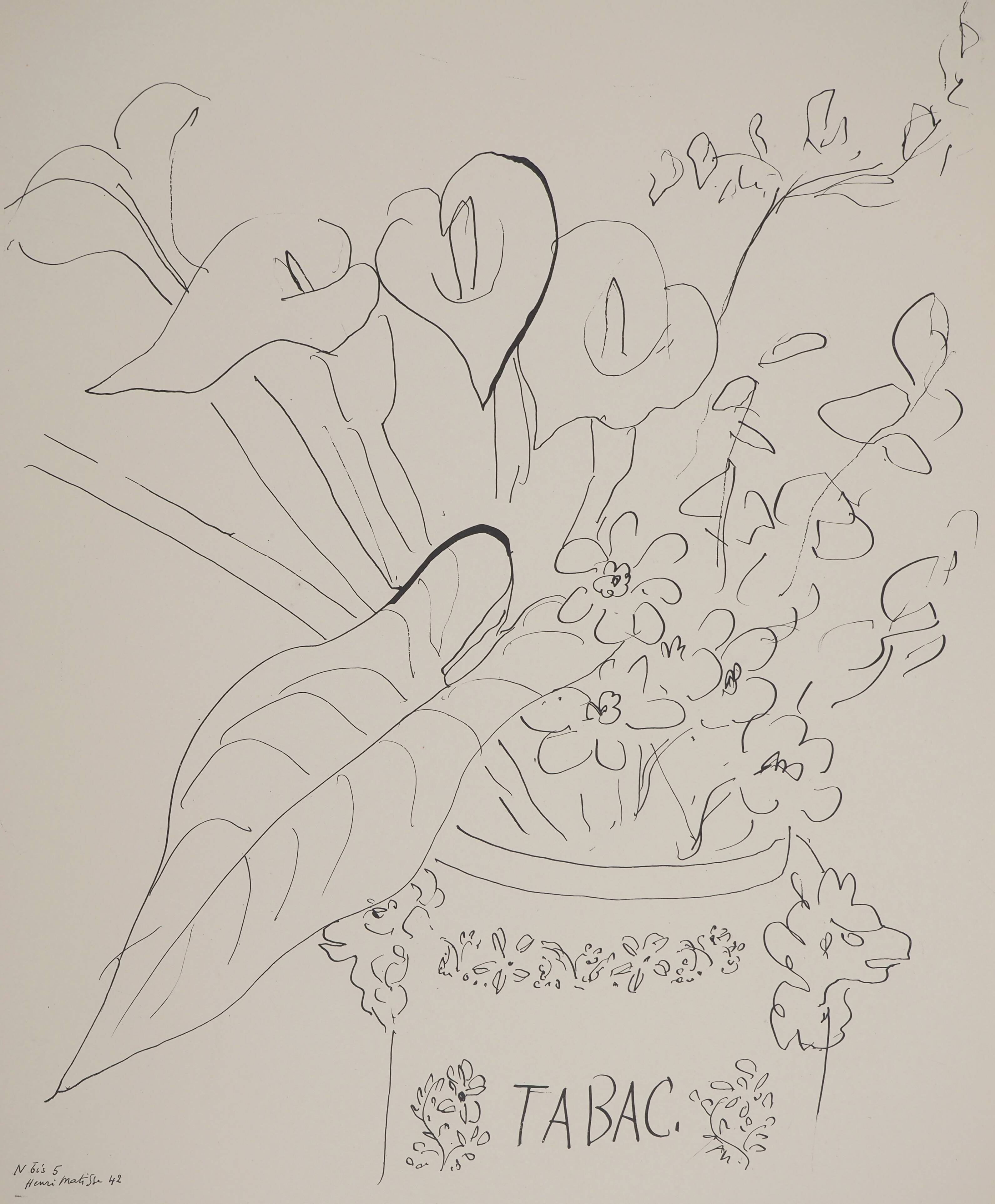 Henri Matisse: Spring Bouquet, signed lithograph