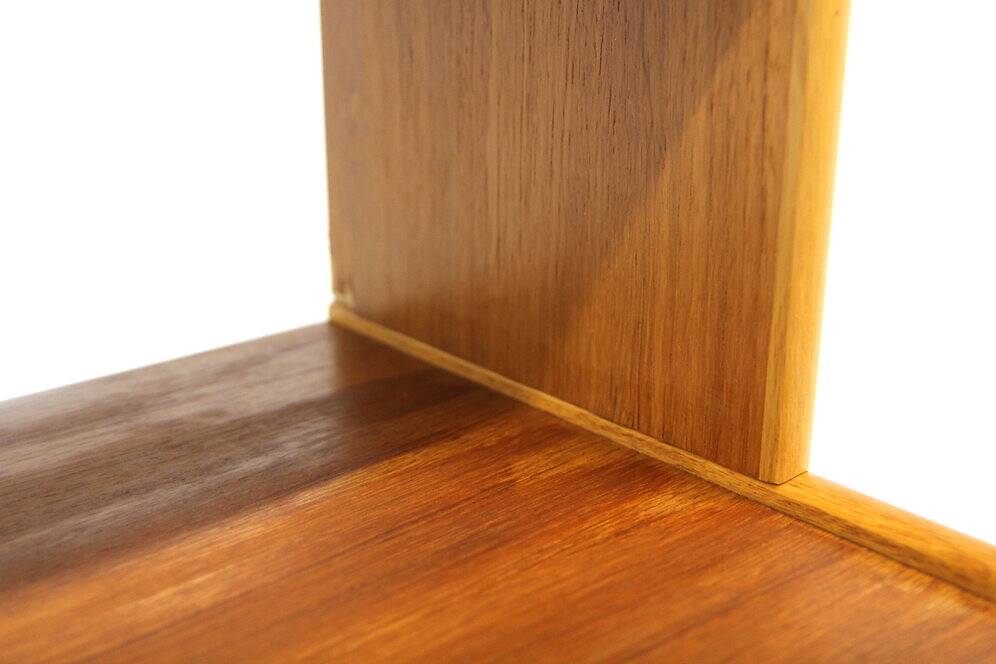 Scandinavian secretary desk in teak and oak, Sweden, 1960