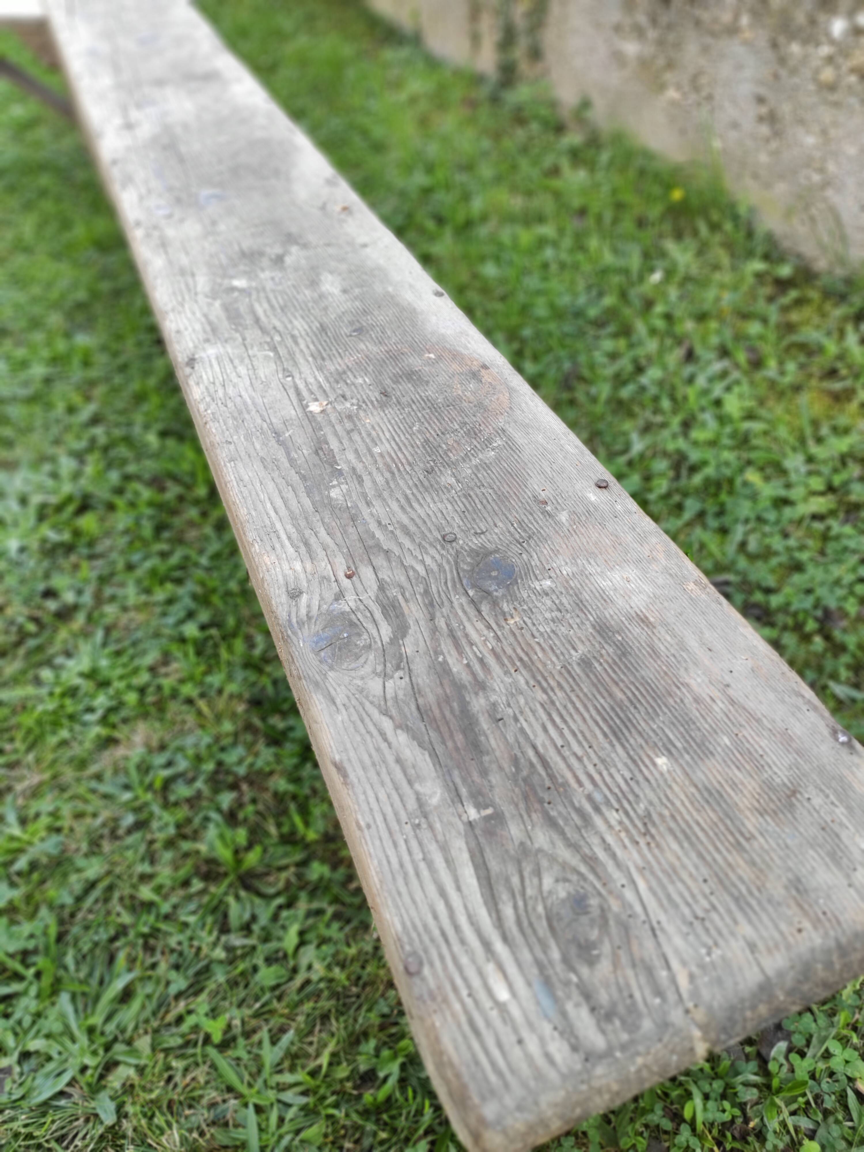 Old farm bench