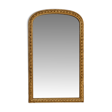 Grand miroir Louis-Philippe à décor de godrons — France, XIXe siècle
