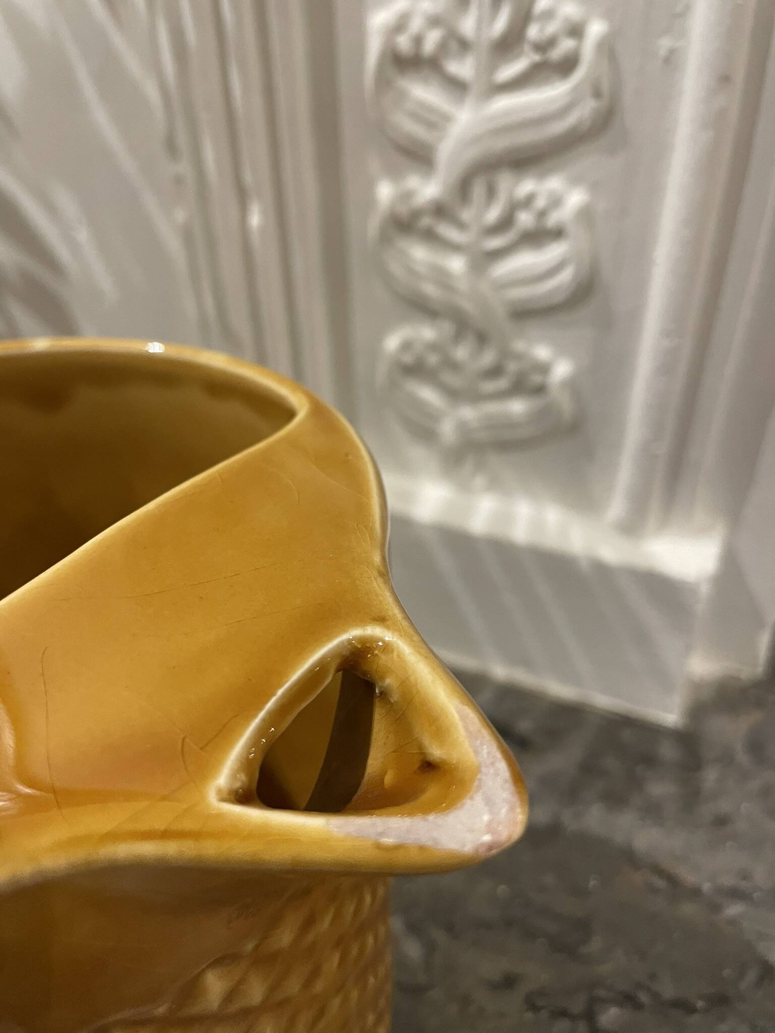 Vintage Sarreguemines pitcher