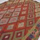 Tapis Kilim anatolien à motifs géométriques