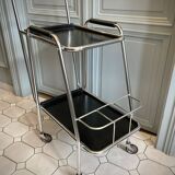 French Regency style metal serving trolley 1950