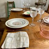 Farmhouse table with drawers