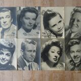 8 vintage autographed photos of American stars Metro Goldwin Mayer