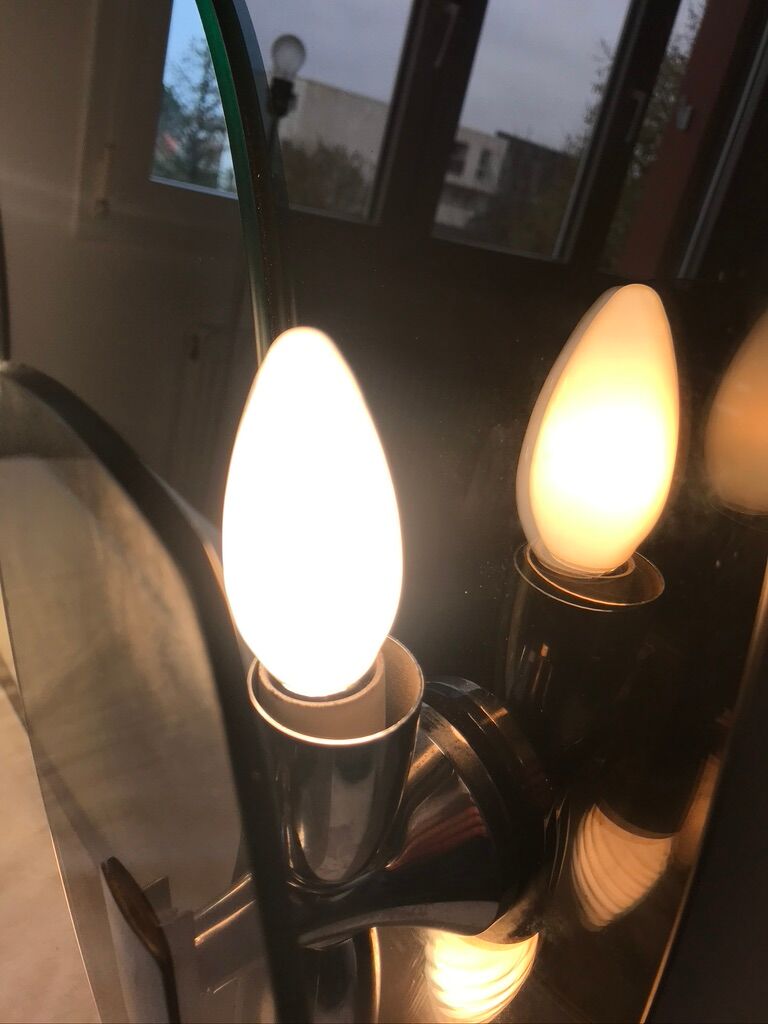 Veca smoked bathroom mirror 79x59cm