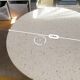 Table basse ronde en terrazzo