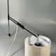 60s 70s Wall Light Wall Sconce Extendable Metal Chrome Mid Century Design