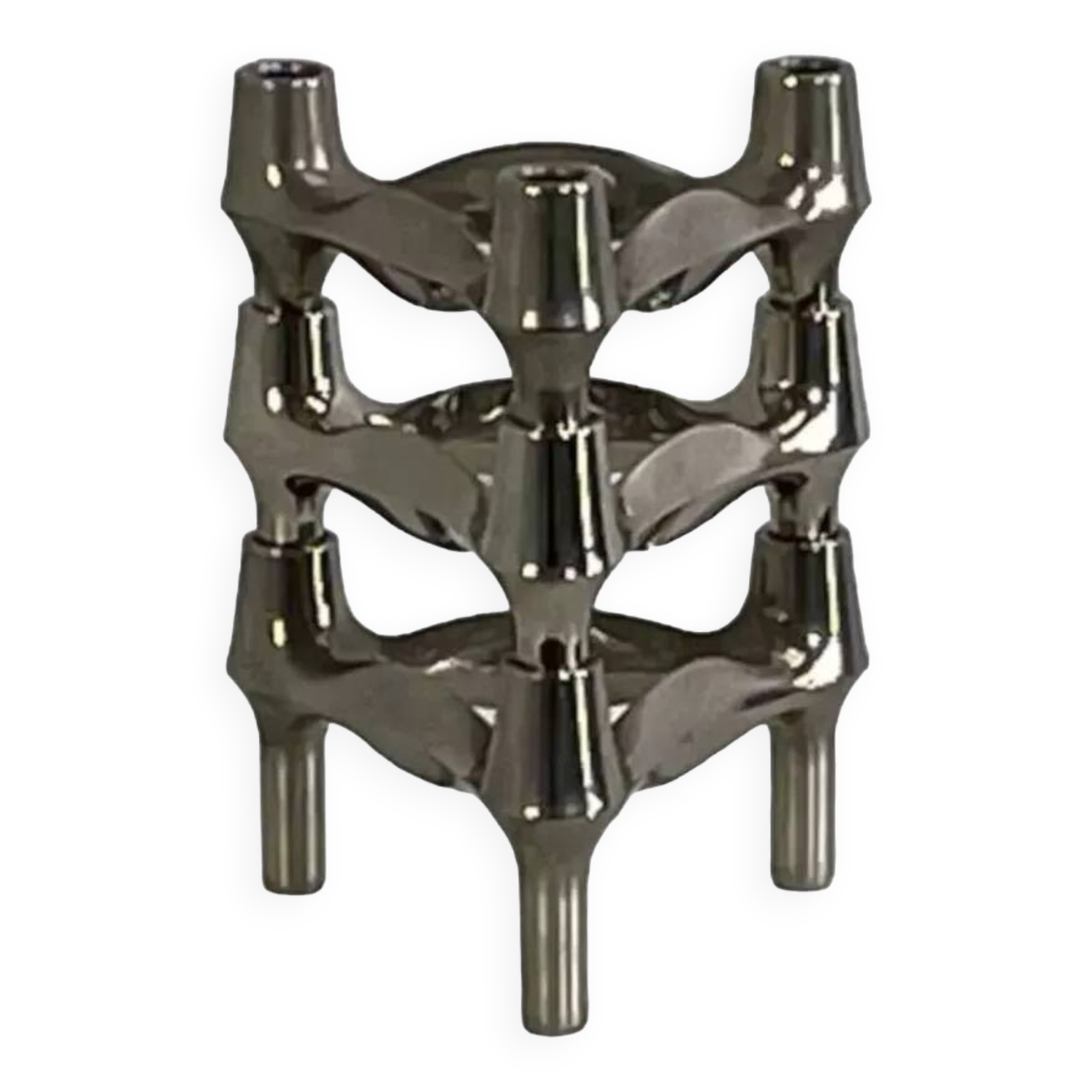 Set of 3 Nagel Candle Holders