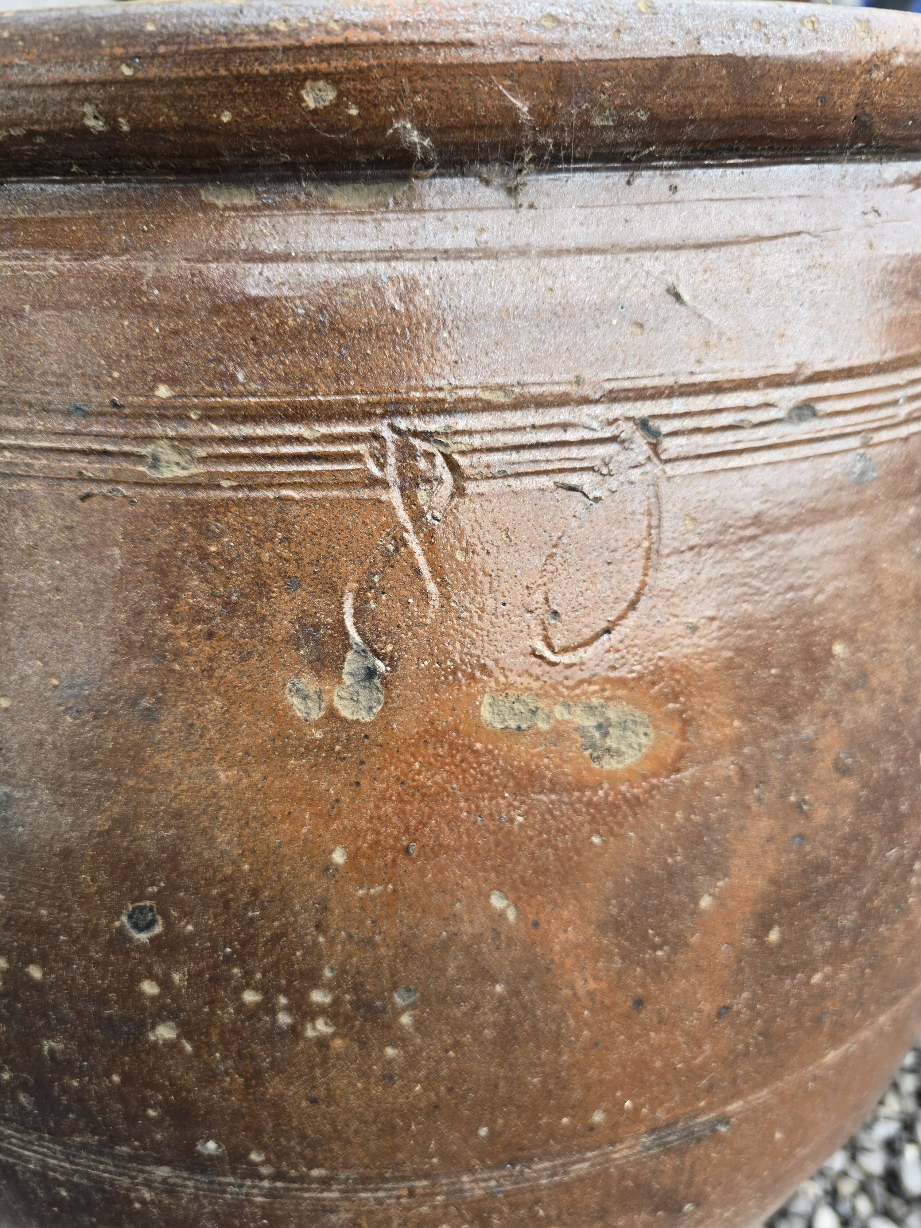 80 liter stoneware salt pan