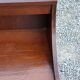Pair of bedside tables from the 70s in rosewood stained oak veneer