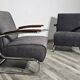 Fauteuils Bauhaus Chrome S411 par Willem Hendrik Gispen pour Mücke Melder