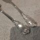 Fish serving set, 2 pieces, silver-plated metal, Christofle Marly silversmith