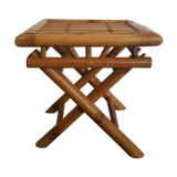 Bamboo side table
