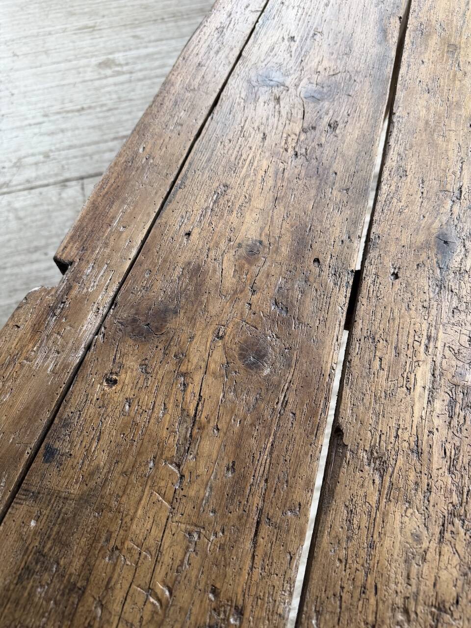 Brutalist popular art table XXL 3.5m/4m pine and oak