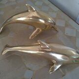 Brass dolphins