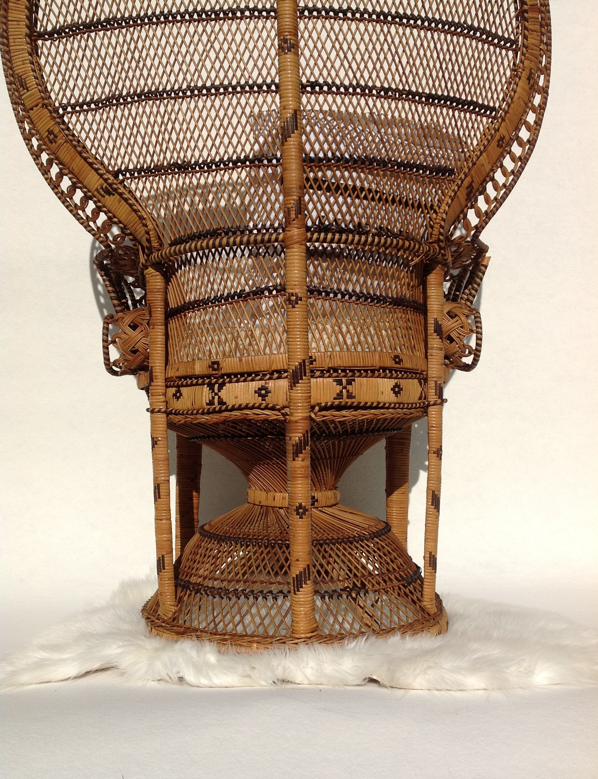 Fauteuil Emmanuelle en rotin
