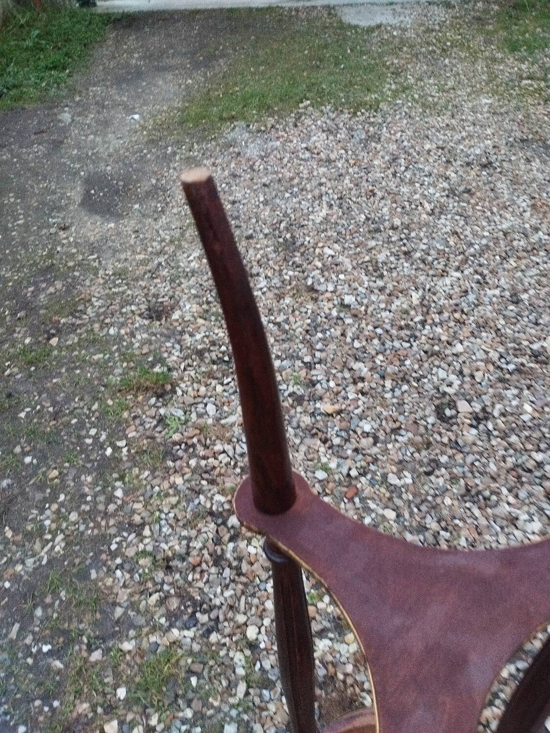 Antique Louis XVI style side table with marble top
