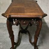 Oak side table – Louis XV style – late 19th century