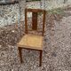 Chaise cannée art déco