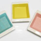 Trio de vide-poches céramique allemande des années 1950