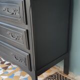 Dresser patinated in black