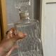 Glass whisky decanter