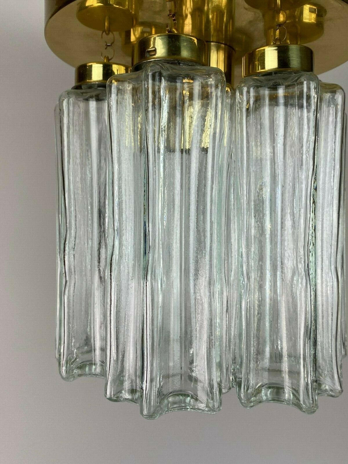 60s 70s lamp light ceiling lamp Limburg glass chandelier design 60s 70s