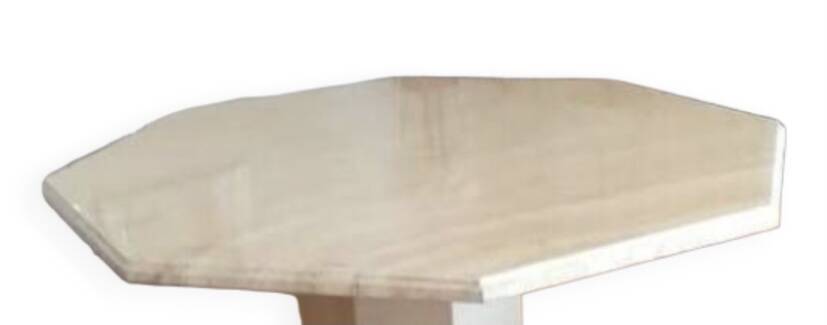 Table en travertin