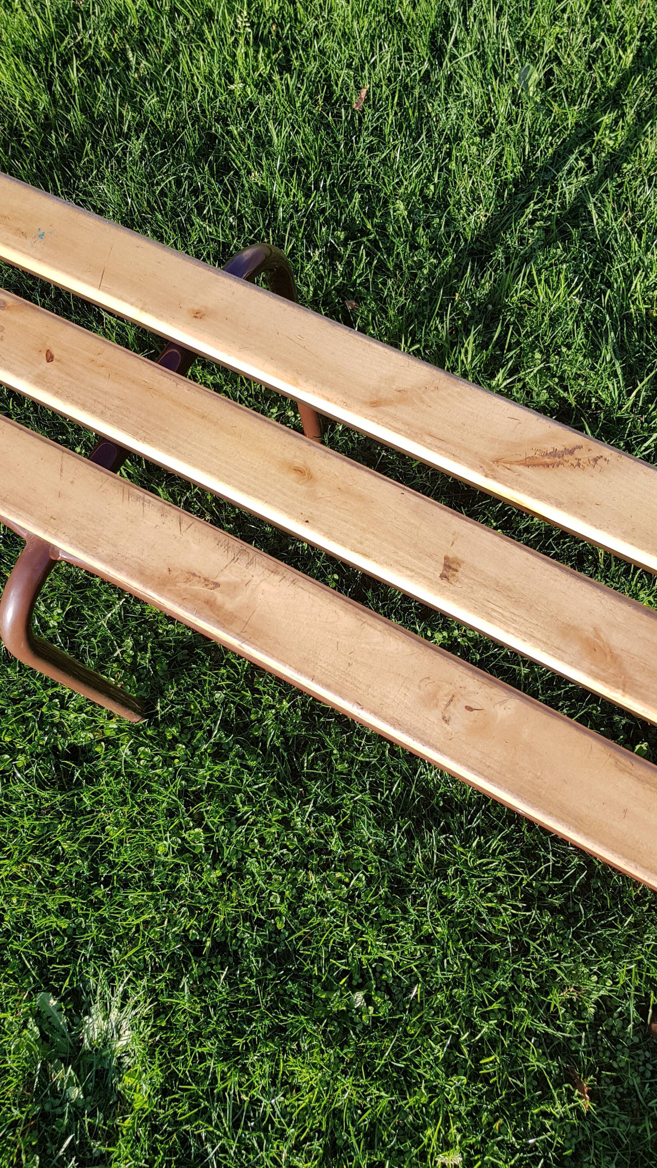 Pair of benches of school children