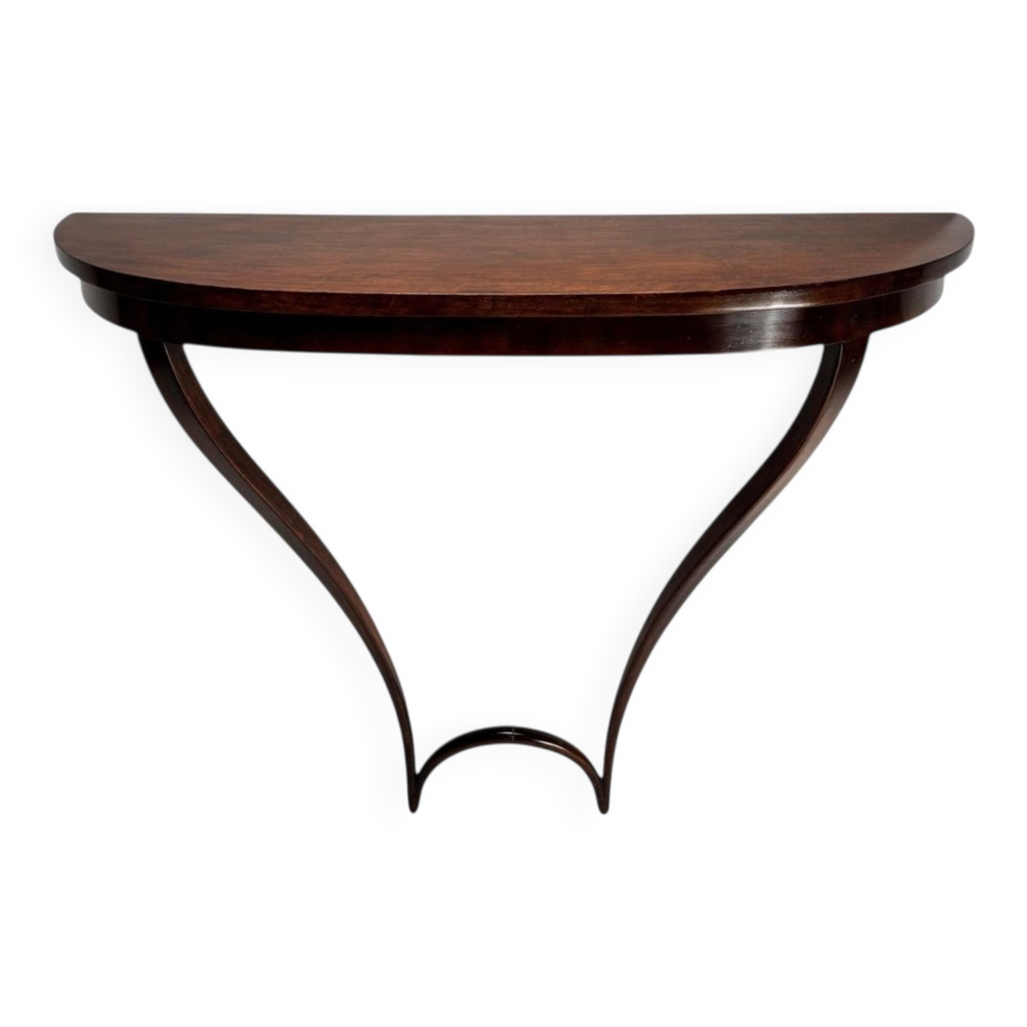Mid-Century Wooden Hanging Console attributed to Carlo Enrico Rava, Italy, 1940s