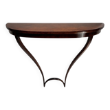 Mid-Century Wooden Hanging Console attributed to Carlo Enrico Rava, Italy, 1940s