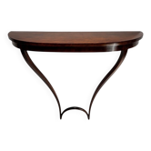 Mid-Century Wooden Hanging Console attributed to Carlo Enrico Rava, Italy, 1940s