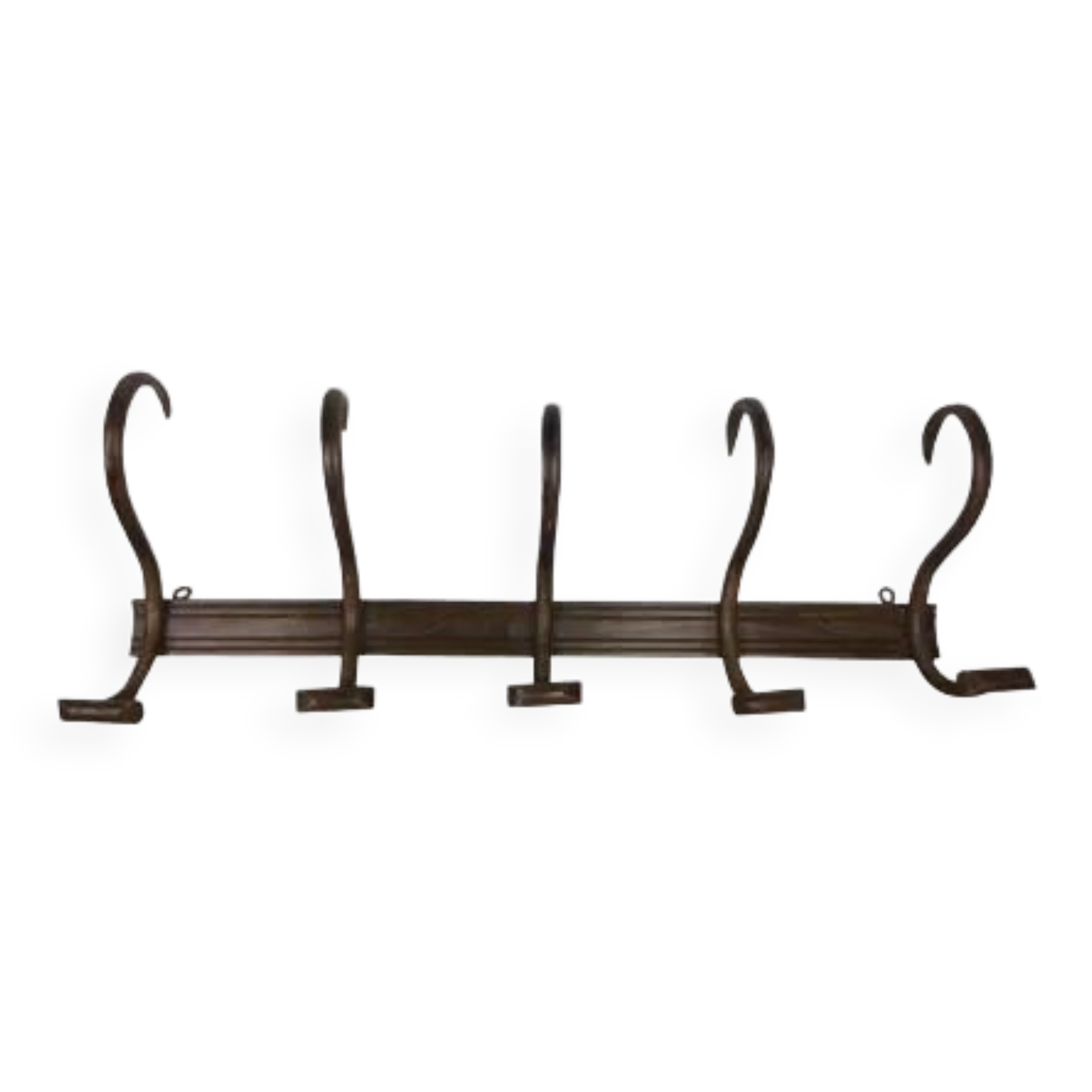 Wall coat rack bentwood bistro, 5 hooks