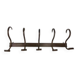Wall coat rack bentwood bistro, 5 hooks