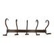 Wall coat rack bentwood bistro, 5 hooks