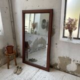 Late 19th XL wooden mirror