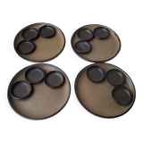 Ceramic Arts Fondue Plates