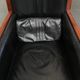 Set of 2 Art Deco design armchairs in black cowhide leather
