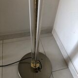 Design floor lamp in plexiglass and brass