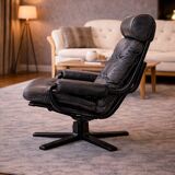 Vintage Pair of Spinning (Swivel) Armchairs — Second Half of the 20th