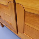 Vintage Maison Regain sideboard in solid elm from the 70s