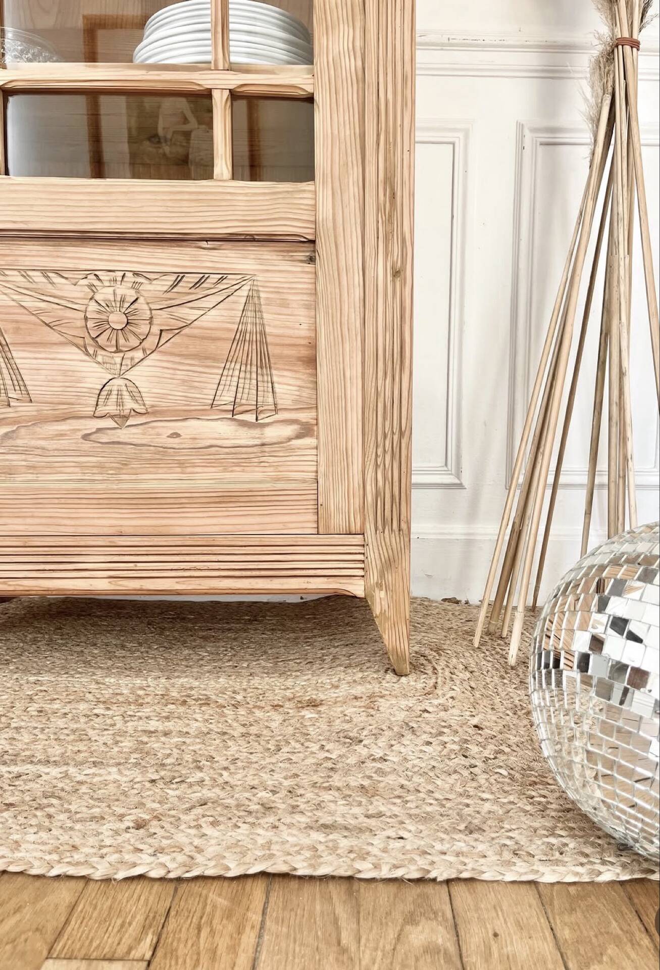 Armoire vitrée art déco