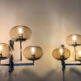 Pair of triple sconces from Sciolari