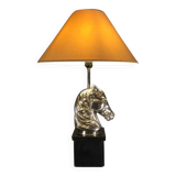 large “Horse” lamp, nickel silver