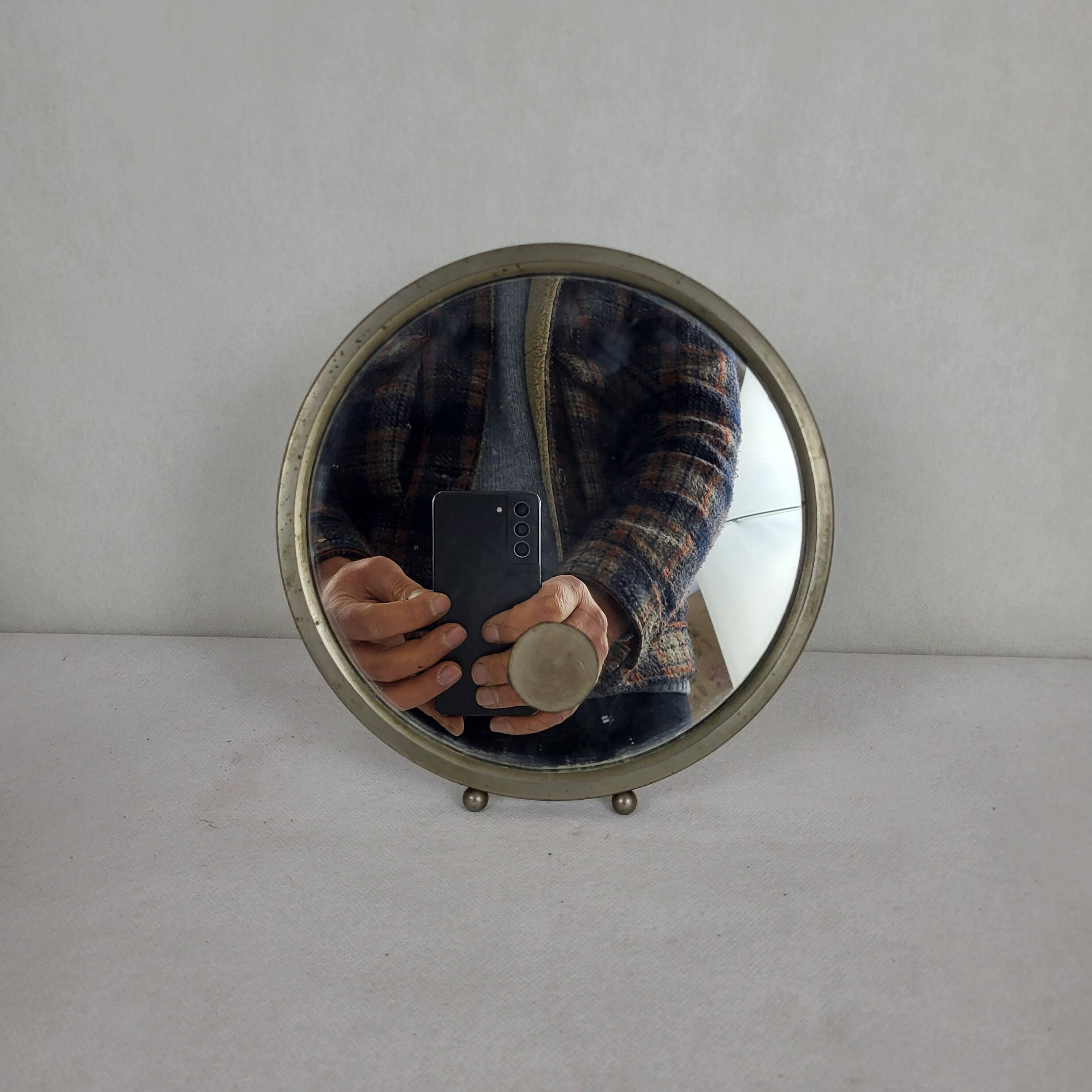 50s barber mirror