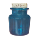 Blue glass jar