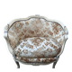Gondola bergère bench for two in Louis XV style